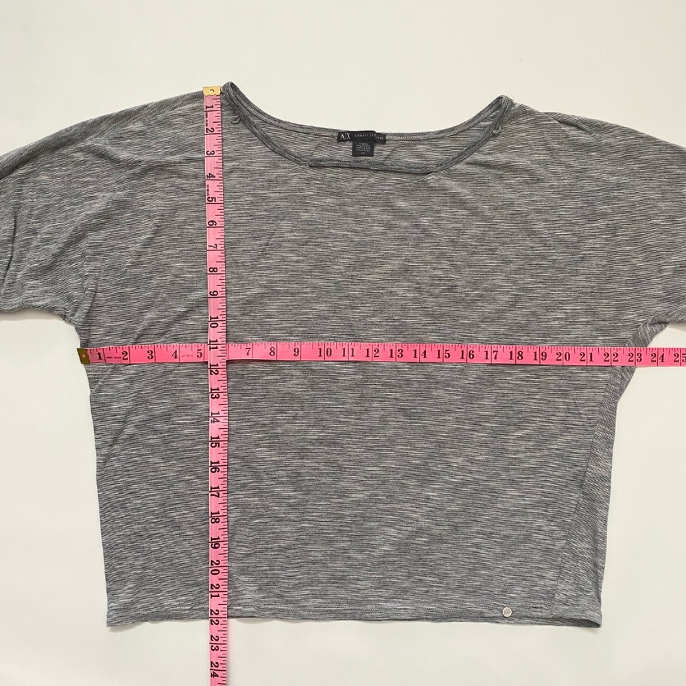 AX Armani Exchange Heathered Blouse, women’s large - Picture 9 of 9